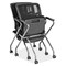 Officesource CoolMesh Collection Nesting Chair with Titanium Gray Frame OSSN6955FNV - alternate 3
